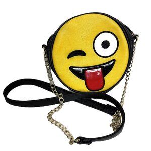 Olivia Miller Emoji Smiley Face Crossbody Bag